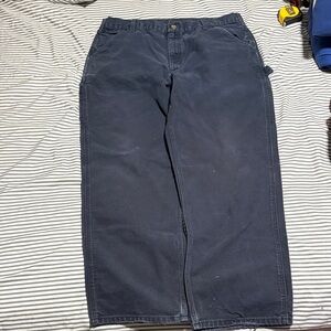 Carhartt Men's Dark Blue Cargo Pants